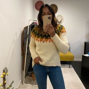 Madewell Fair Isle Sweater (small)